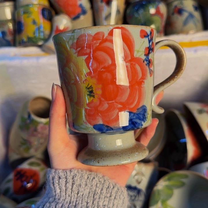 瓷片景德镇陶瓷手工手绘