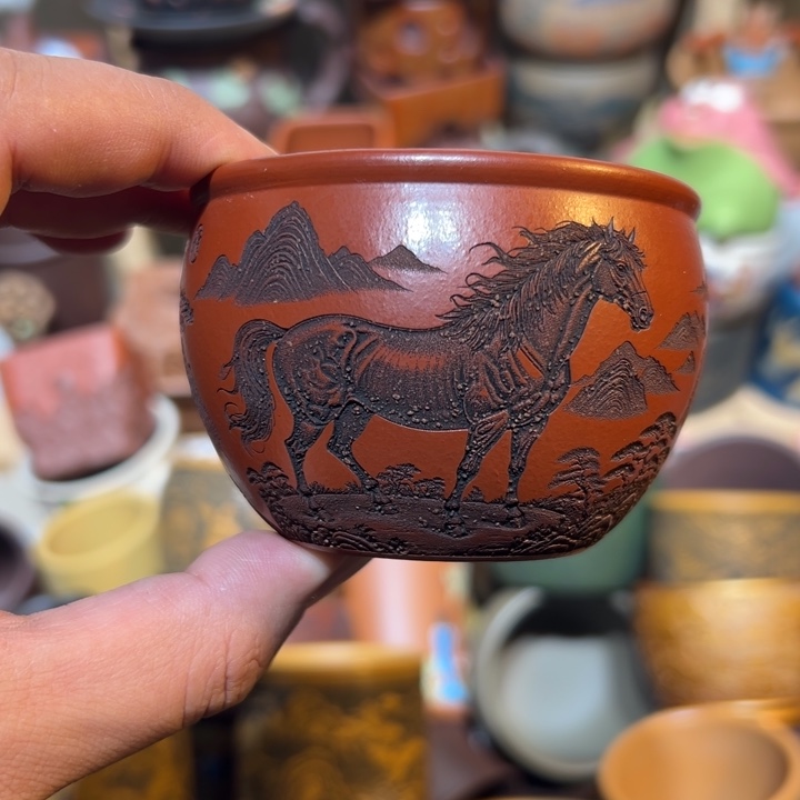 茶杯紫砂宜兴紫砂主人杯