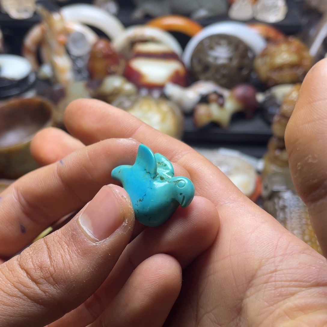 和田玉（糖玉）挂件未镶嵌