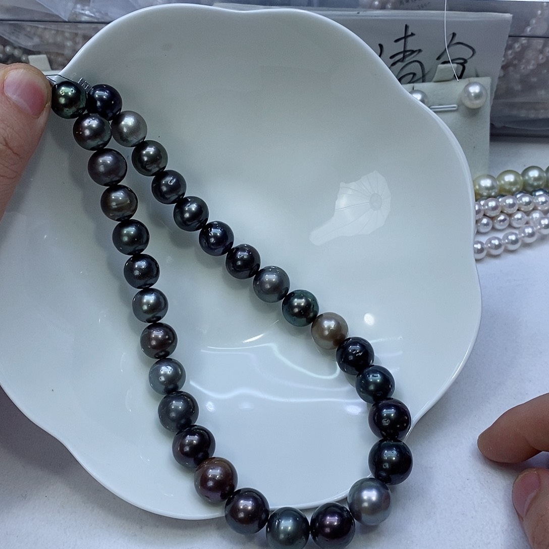 海水珍珠颈饰银S925镶嵌