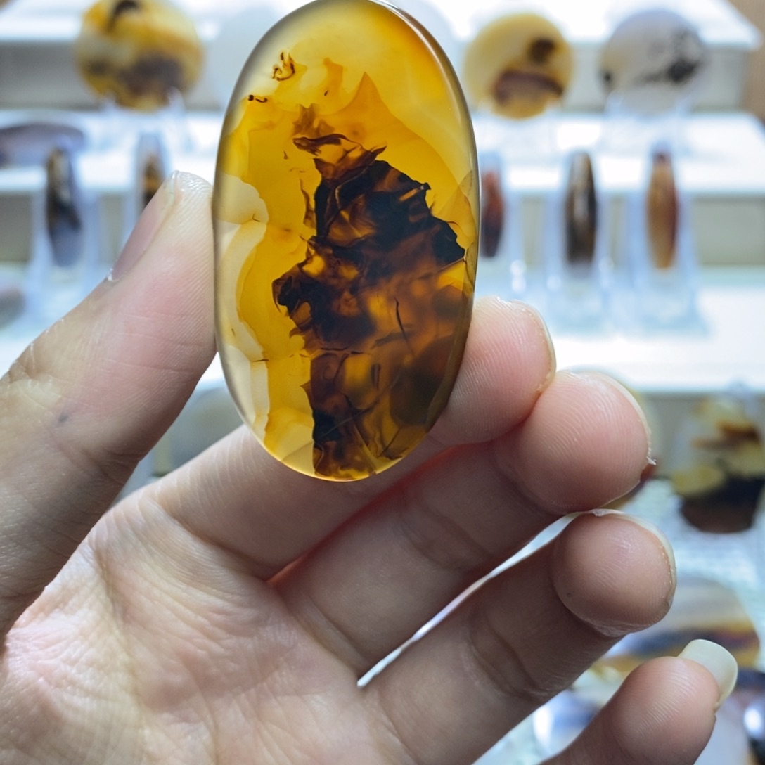 玛瑙/玉髓未镶嵌吊坠(不含链)