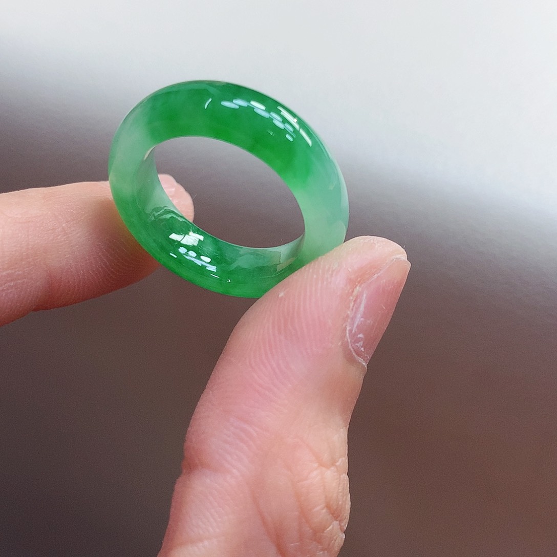 翡翠戒指未镶嵌15号