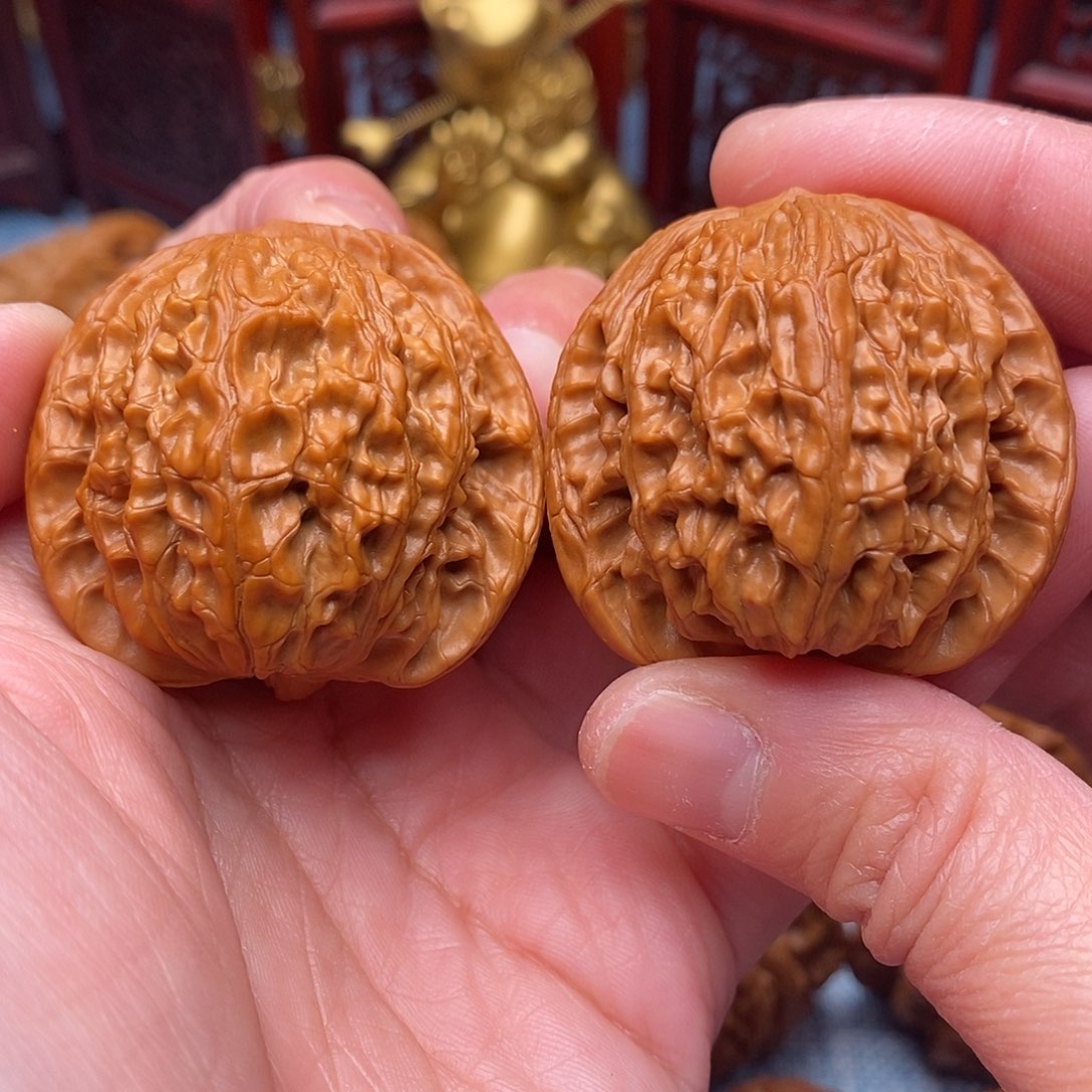 文玩核桃把件全品山地正磨绝配天花板39尺