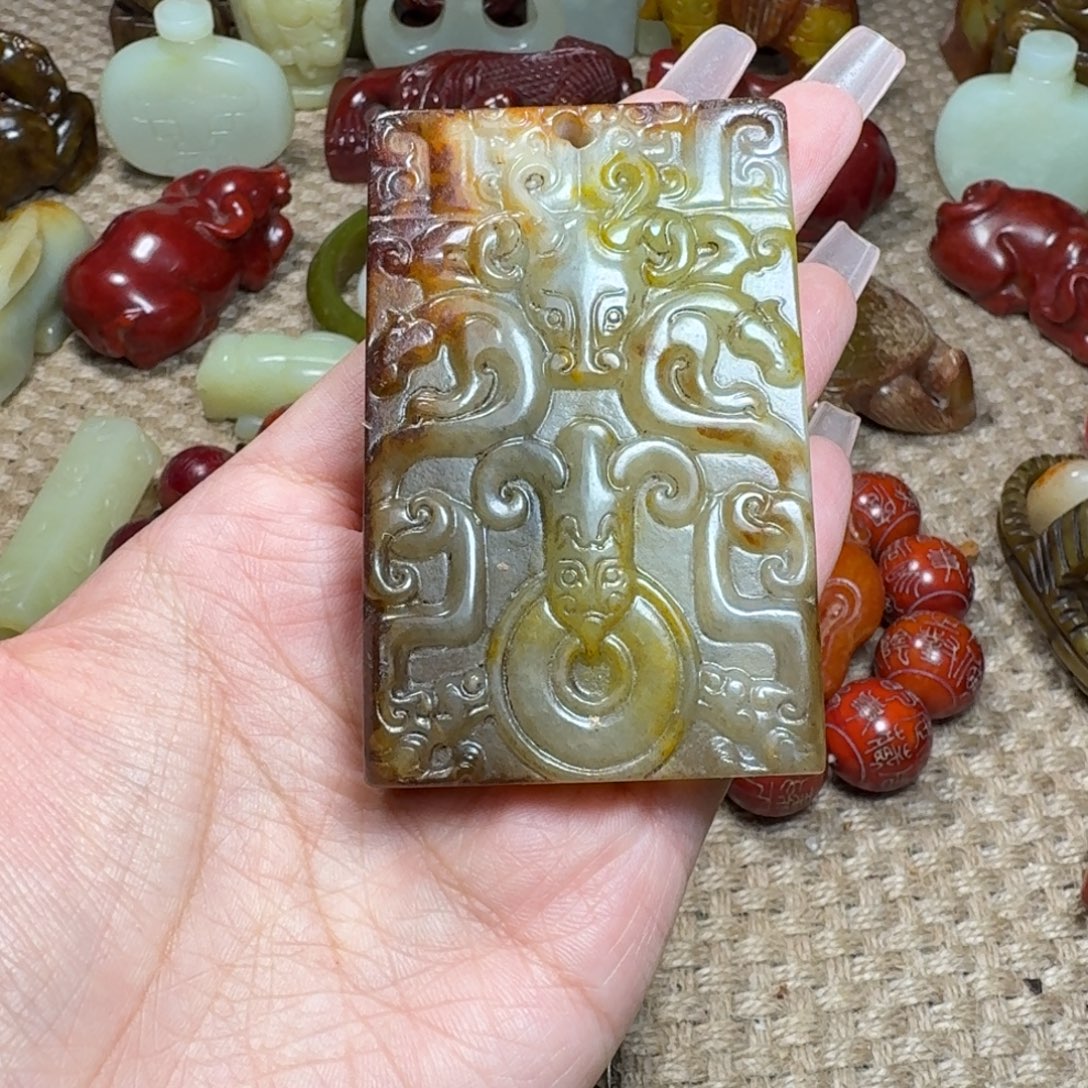 吊坠白玉菩提挂件