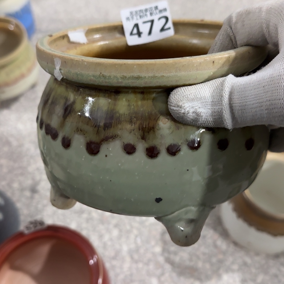 瓷片景德镇手工花盆默认次品