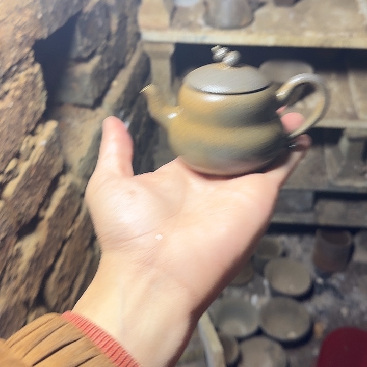 紫砂茶壶坭兴陶柴烧