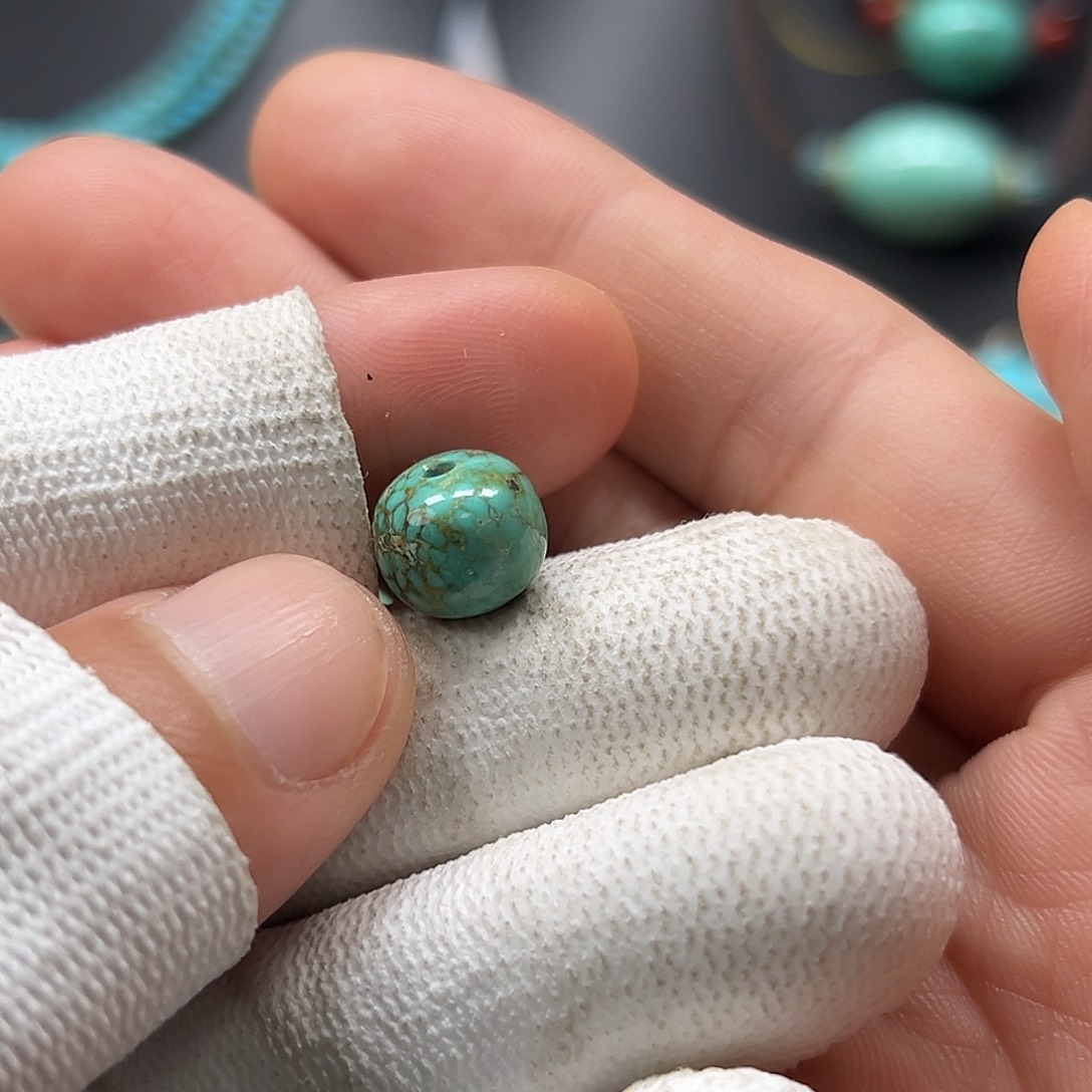 一***友绿松石未镶嵌珠宝奇石