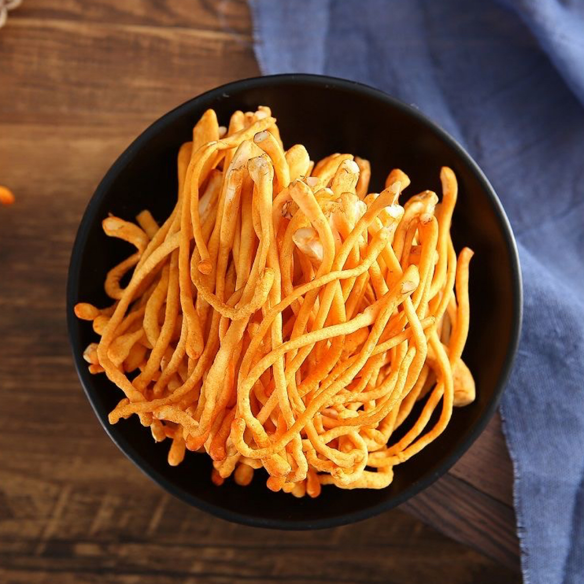 新鲜深山虫草花煲汤炖汤炒菜食材