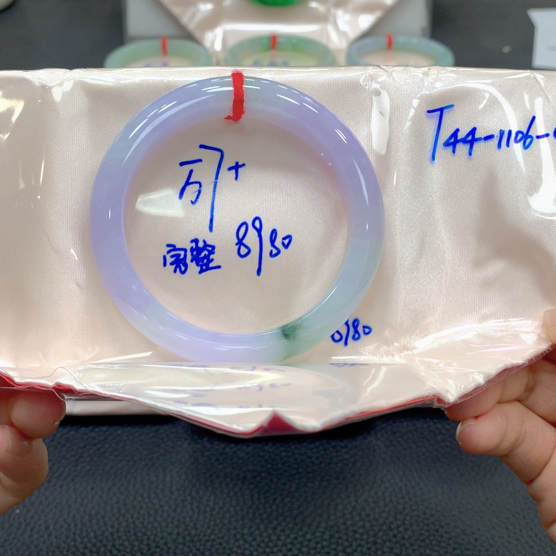 翡翠未镶嵌手镯5号