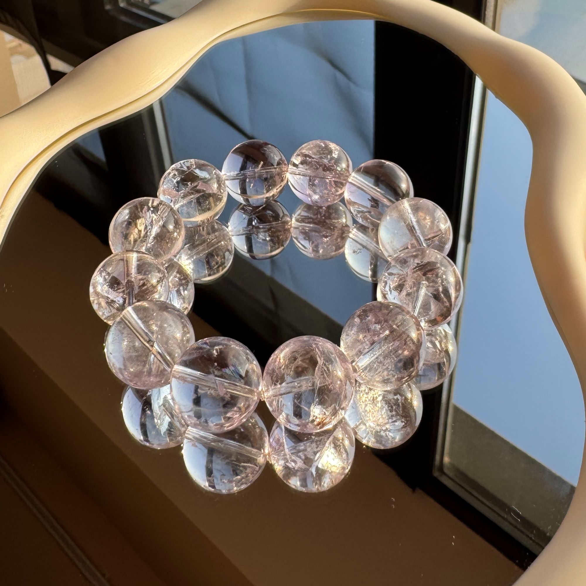 【小晶梨专属】天然玻利维亚紫彩虹阿赛水晶 多样性发其一 