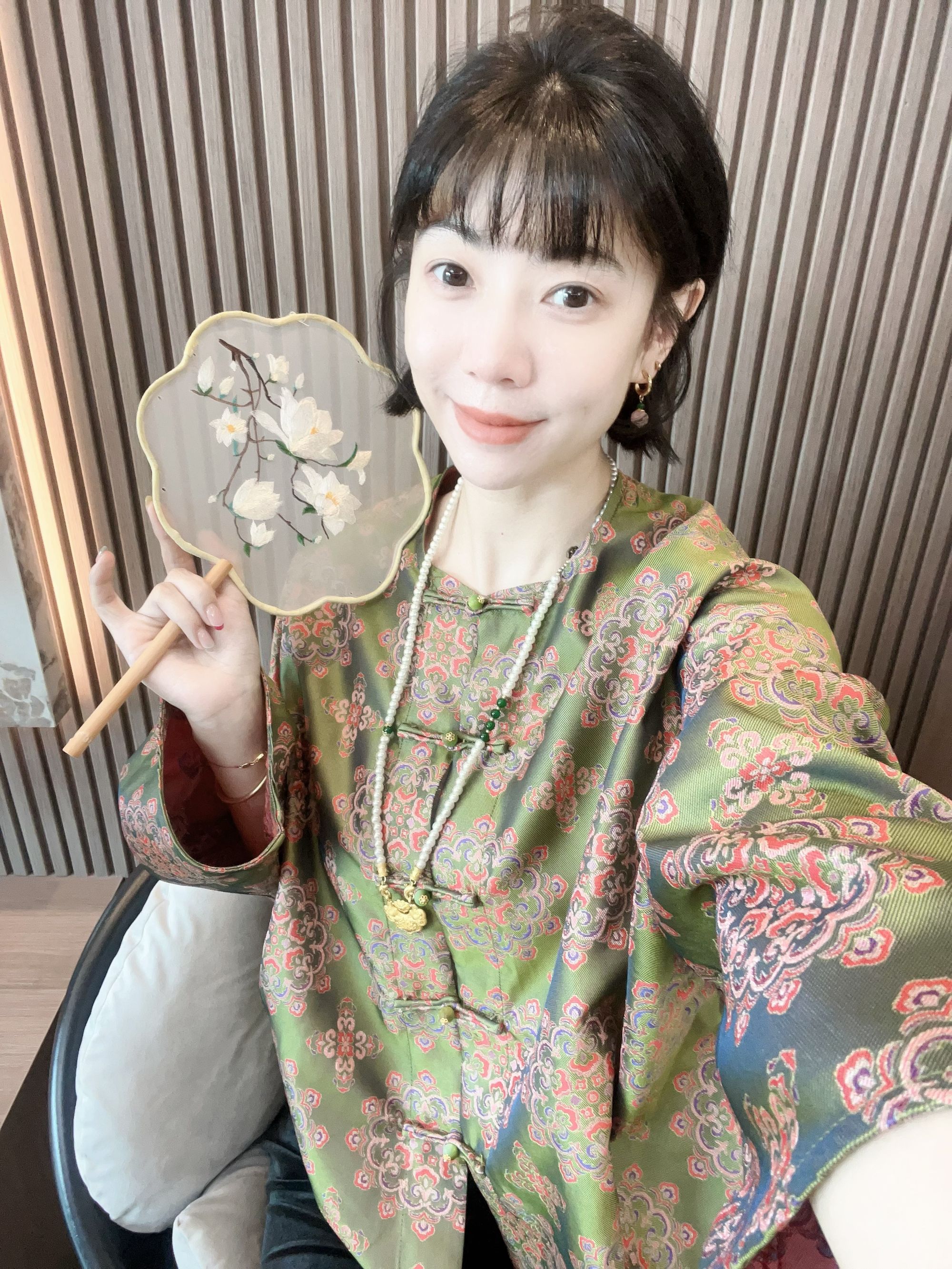 【锦雅】新中式国风织锦宝相花时尚气质复古秋季外套