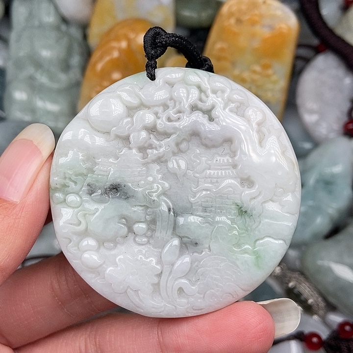 颈饰未镶嵌翡翠翡翠