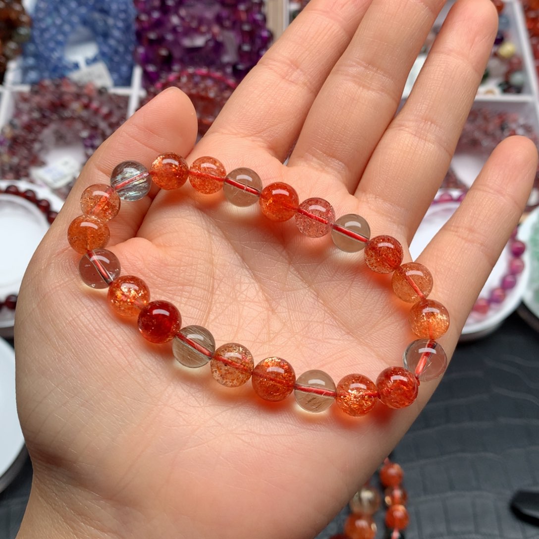 手链未镶嵌日光石红*空阿鲁沙8.7