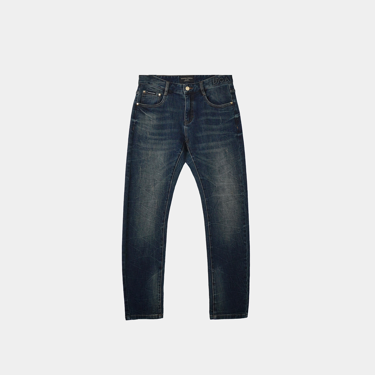 DG迪噶雅做旧秋冬男士休闲男士修身微弹牛仔裤春秋时尚长裤G074