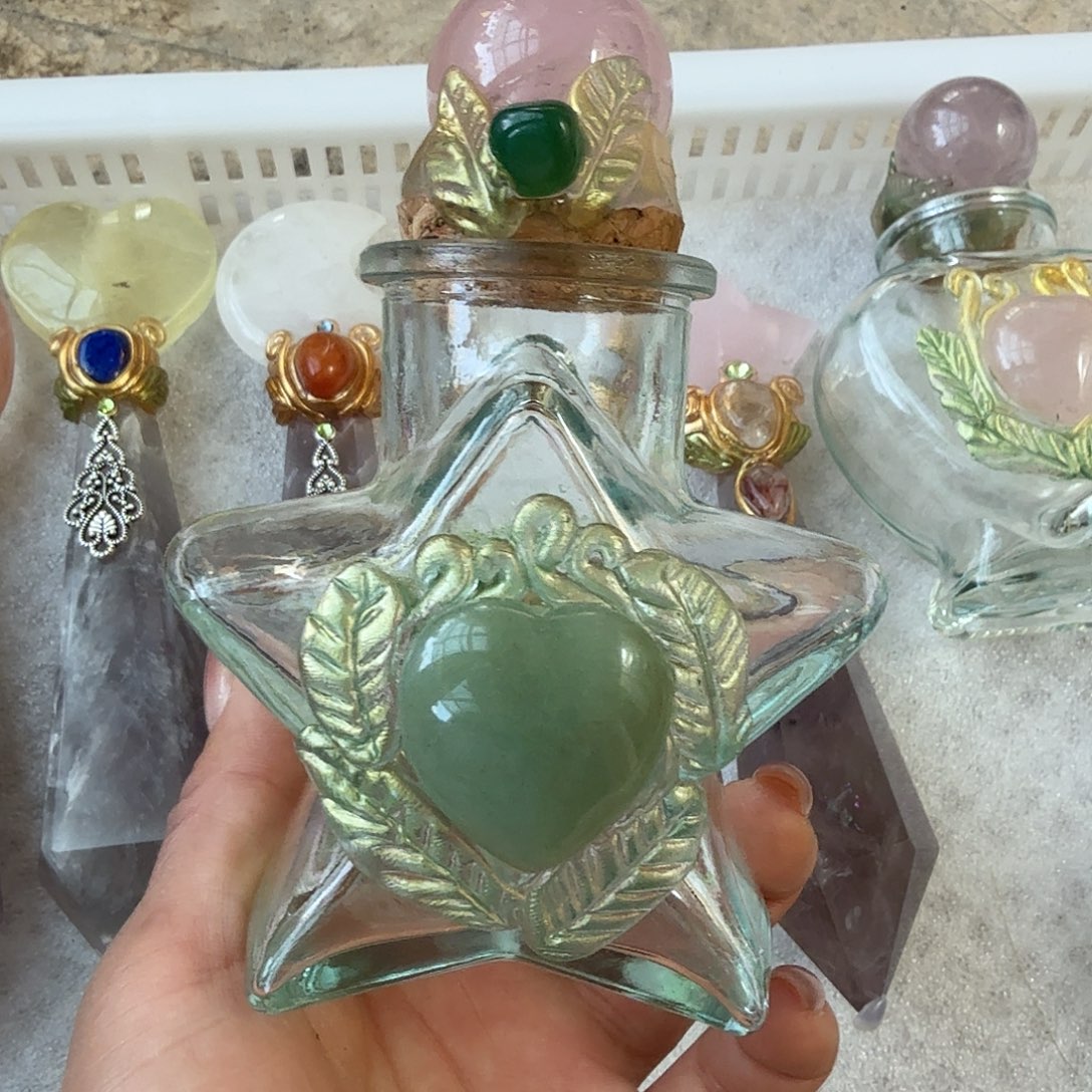 水晶手链22K金镶嵌H****s粉