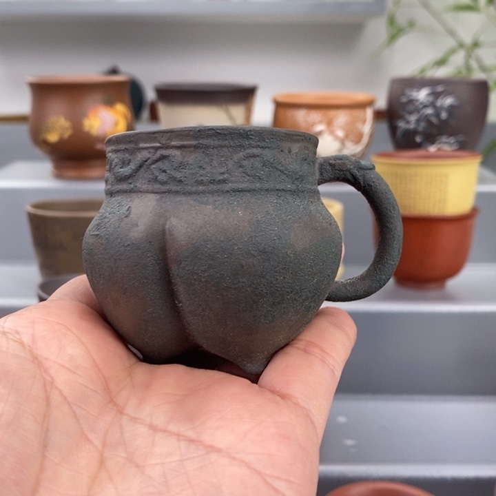 紫砂茶杯宜兴紫砂主人杯