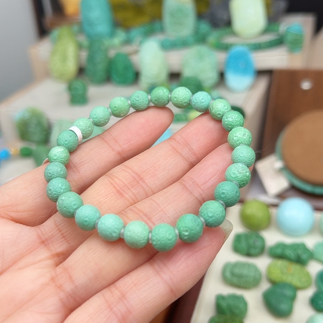 绿松石未镶嵌主播万珍