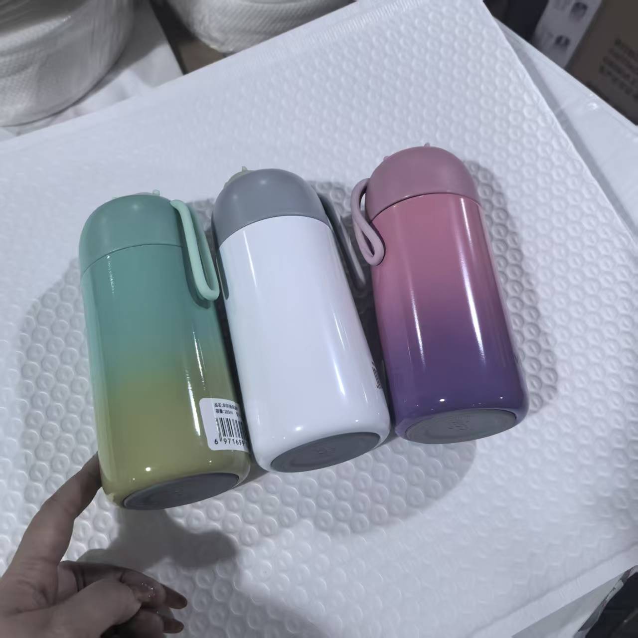 趴趴猪保温杯，不挑色发1