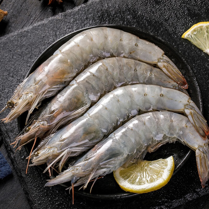 渔船海捕 大虾 海水虾 大号海虾14-18只速冻锁鲜新鲜味美整箱5斤