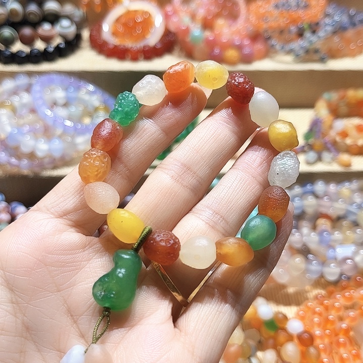 玛瑙/玉髓未镶嵌手链