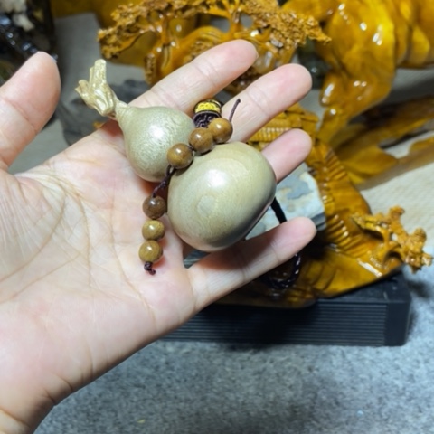 金丝楠葫芦小手把