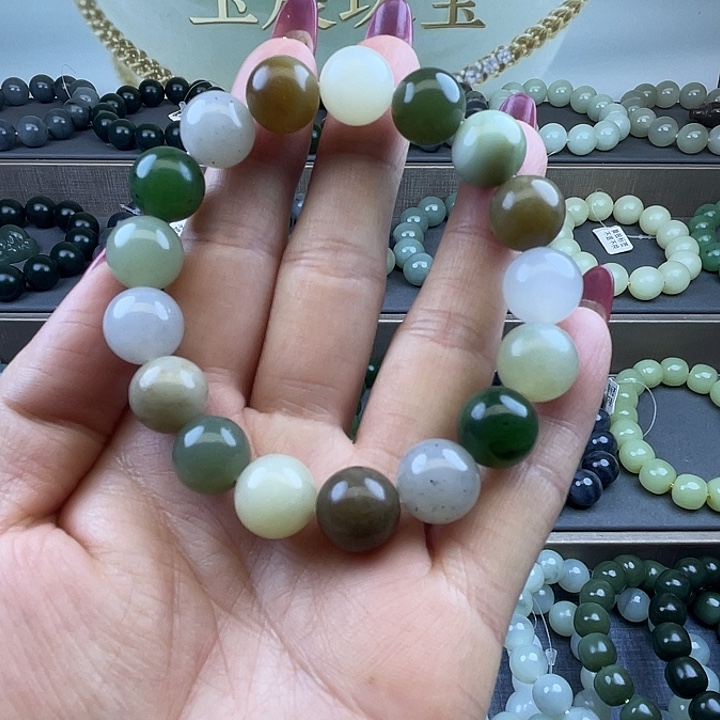 和田玉未镶嵌手链