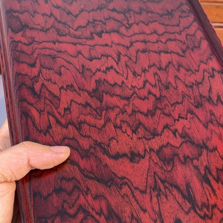 木红酸枝独板托盘