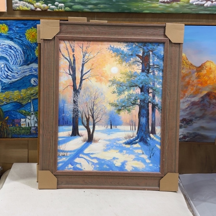油画油画作品展等活动中展出作品