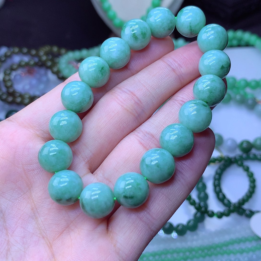 翡翠毛衣链未镶嵌12