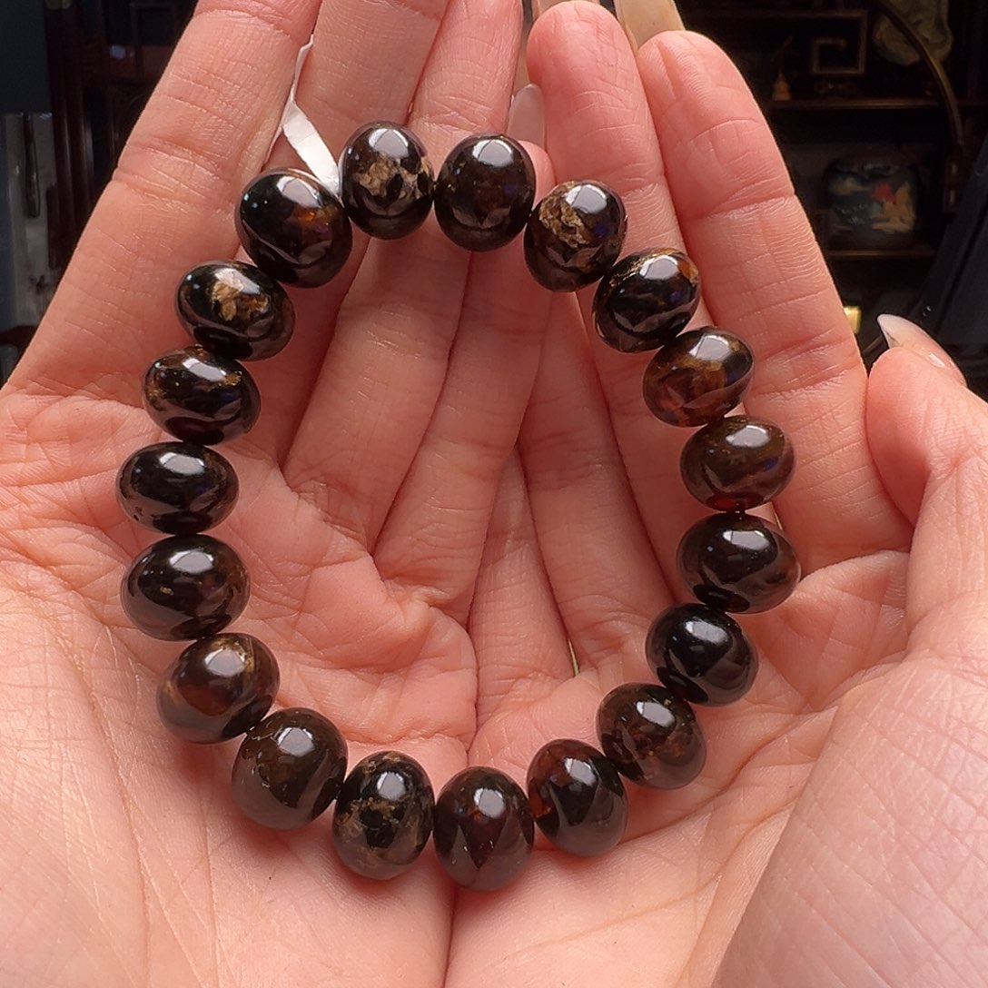 琥珀裸石未镶嵌抚顺琥珀10241。13mm