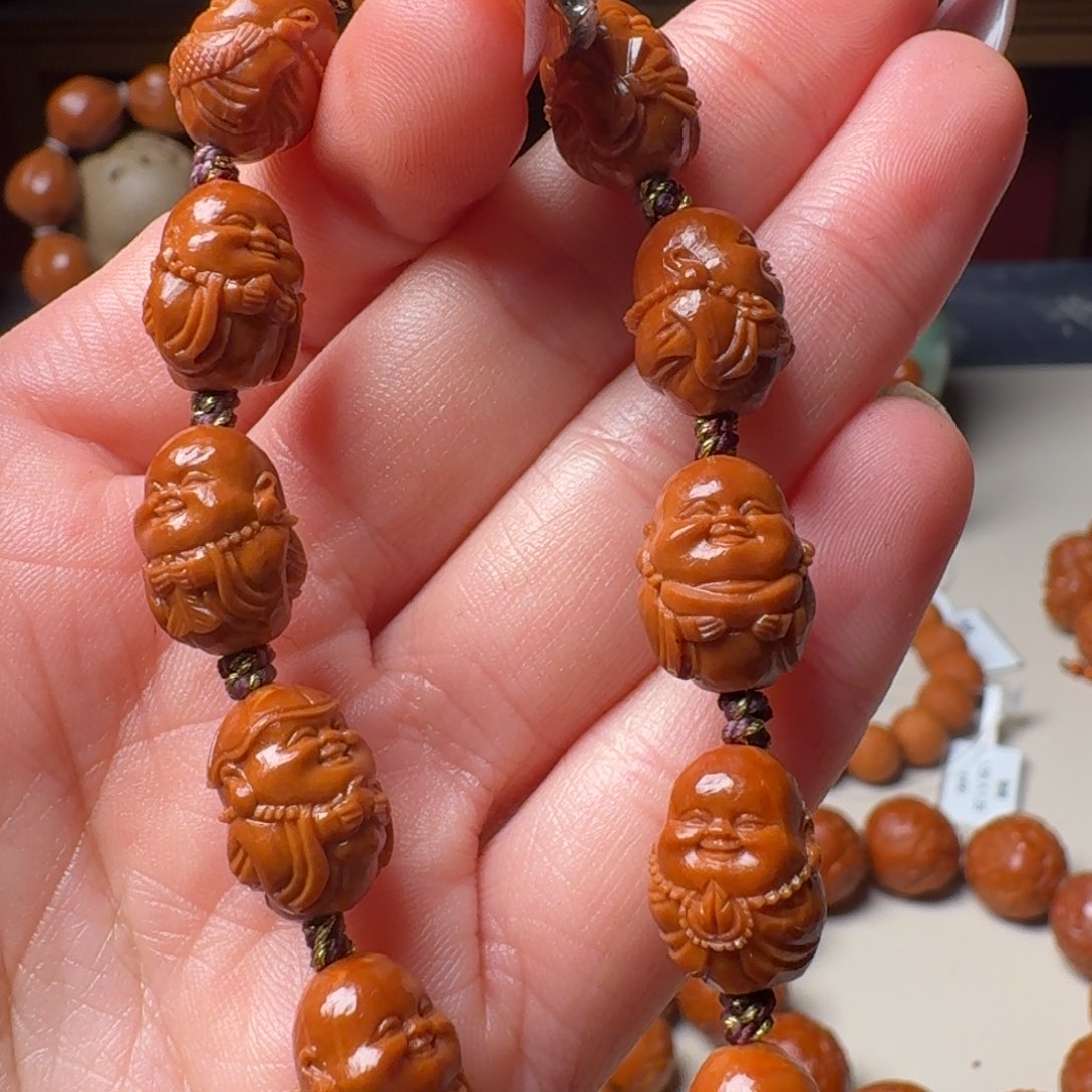橄榄核手串/手链手工弥勒
