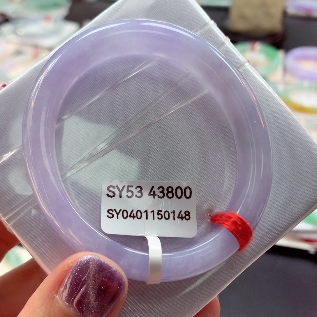 翡翠手镯（贵妃镯）未镶嵌2号欣