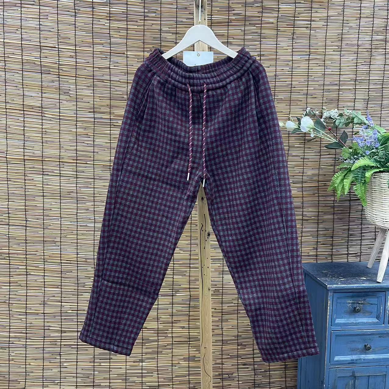 18915新款秋冬加绒休闲裤百搭舒适