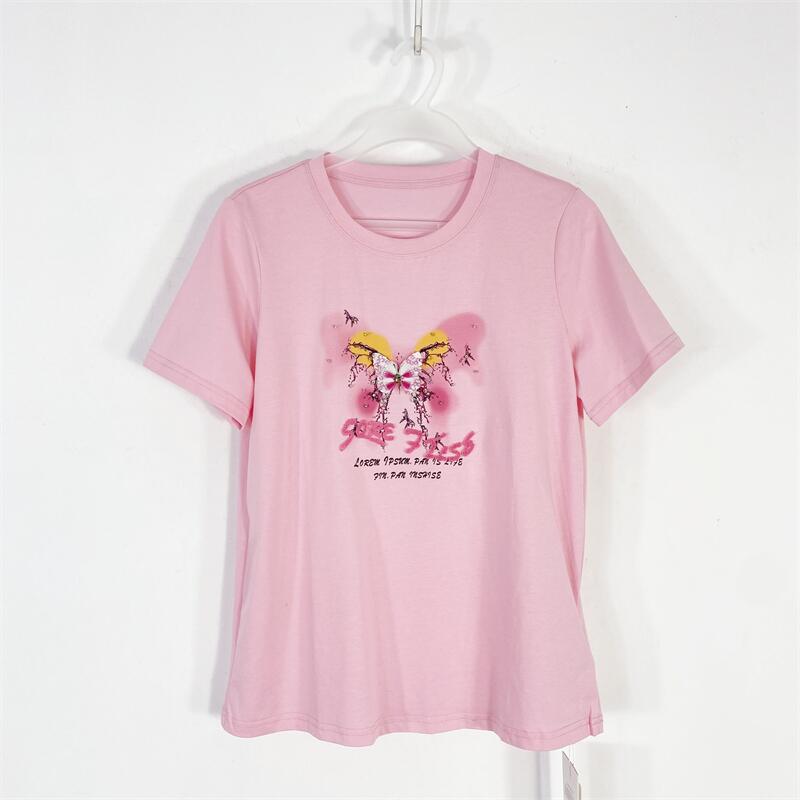 【77衣橱】KY4525精品女装上衣短袖T恤气质轻奢【红人上新】