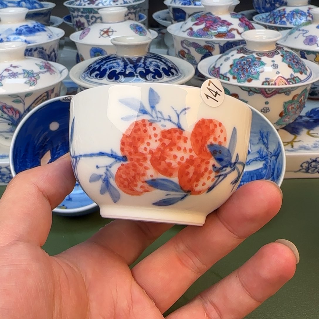 景德镇纯手工手绘茶具147