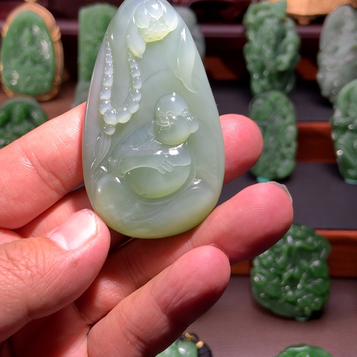 和田玉挂件未镶嵌