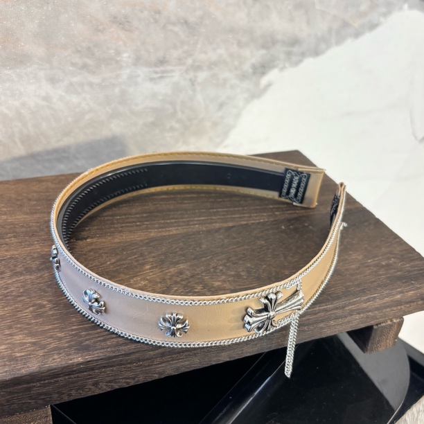 十字链条棕色发箍FG152