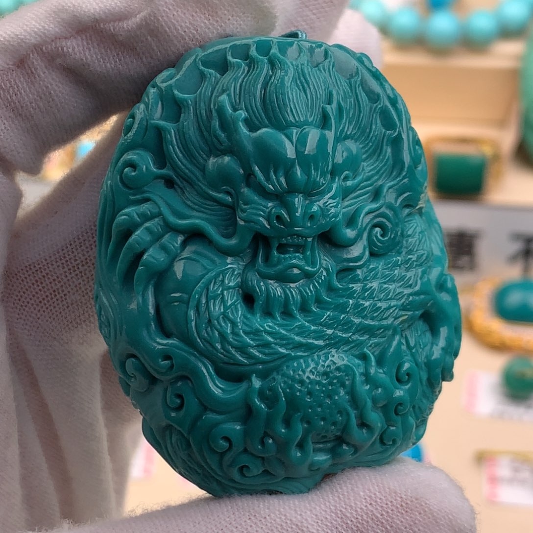 绿松石珠宝奇石未镶嵌