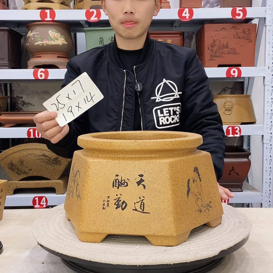 紫砂花盆紫砂艺术