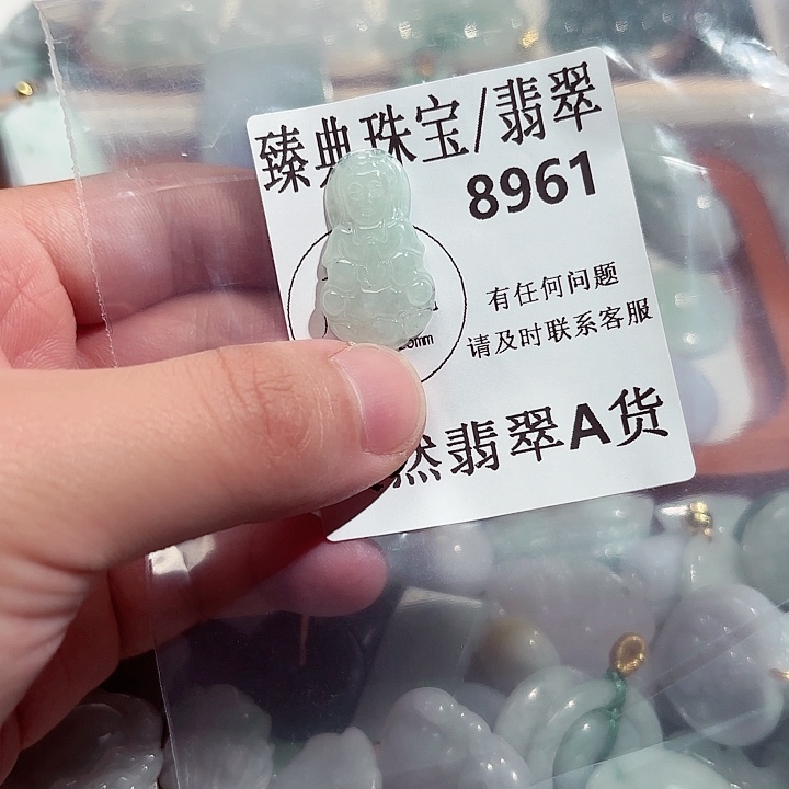 翡翠颈饰未镶嵌8961。