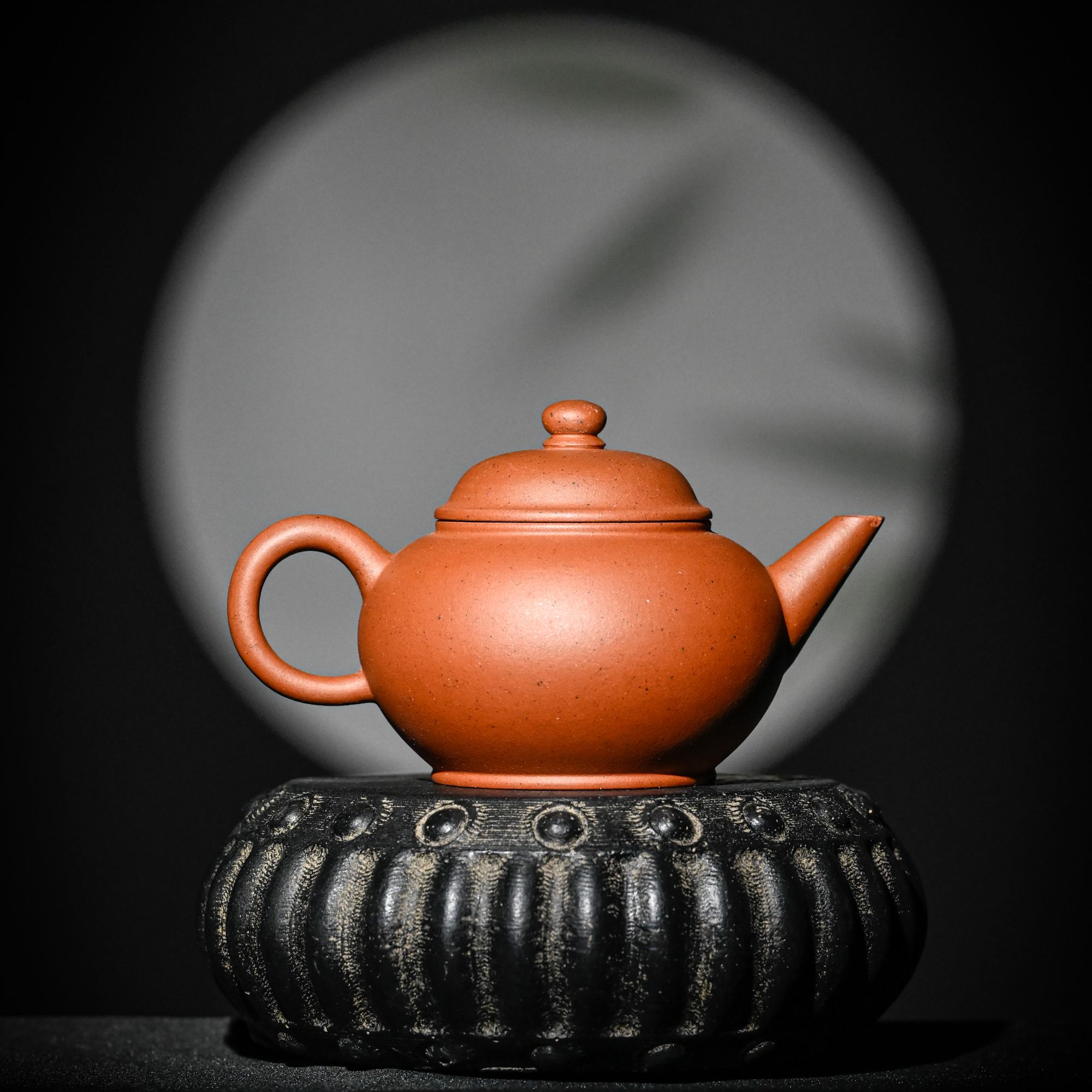 【红泥·水平】宜兴原矿紫砂红泥精工手工制作水平140cc