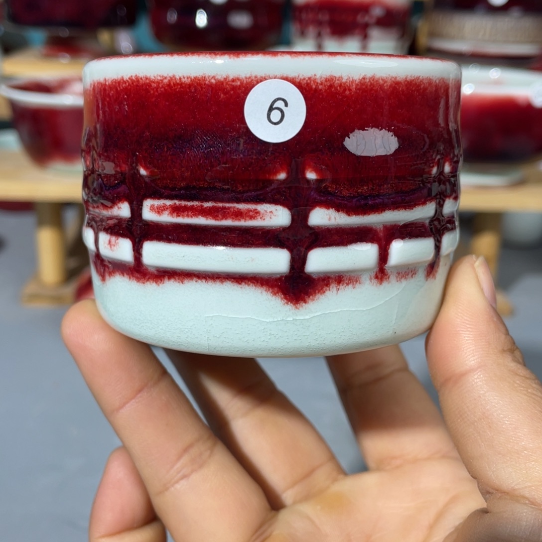 瓷片纯手工制作……微微瑕