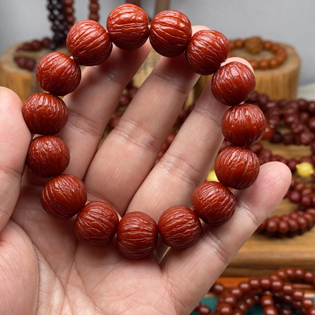 猴头核桃吊坠风羽16