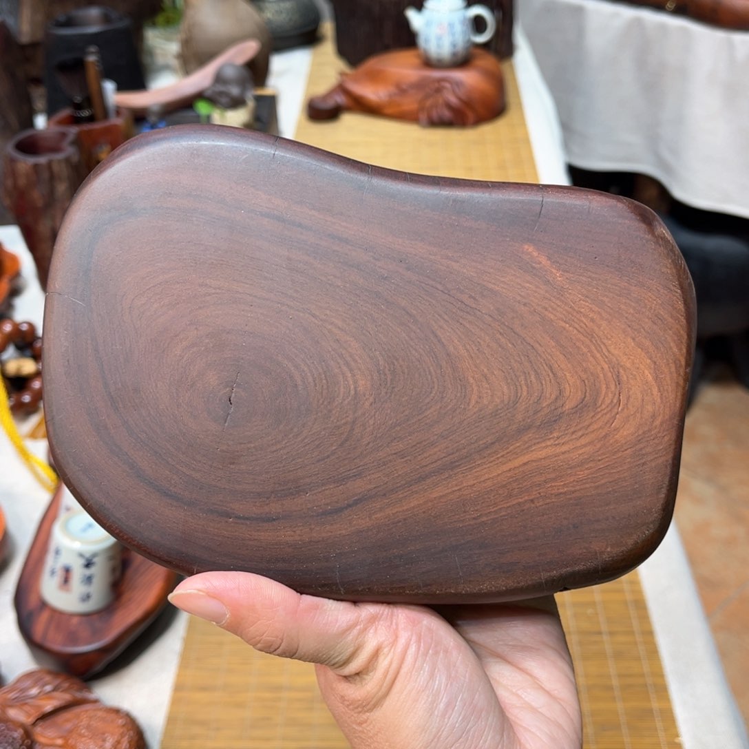 @**生缅甸花梨木加厚壶承