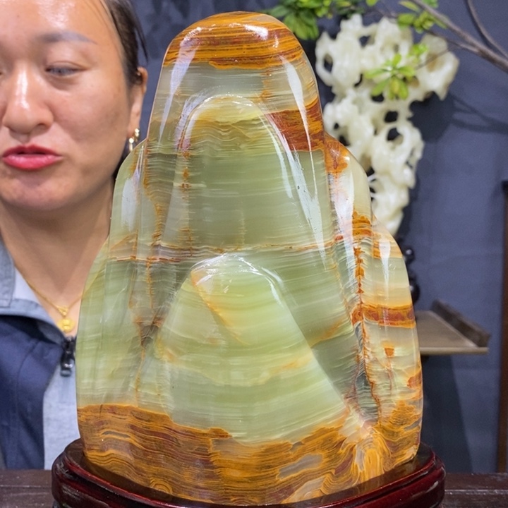 石材精品古青石摆件