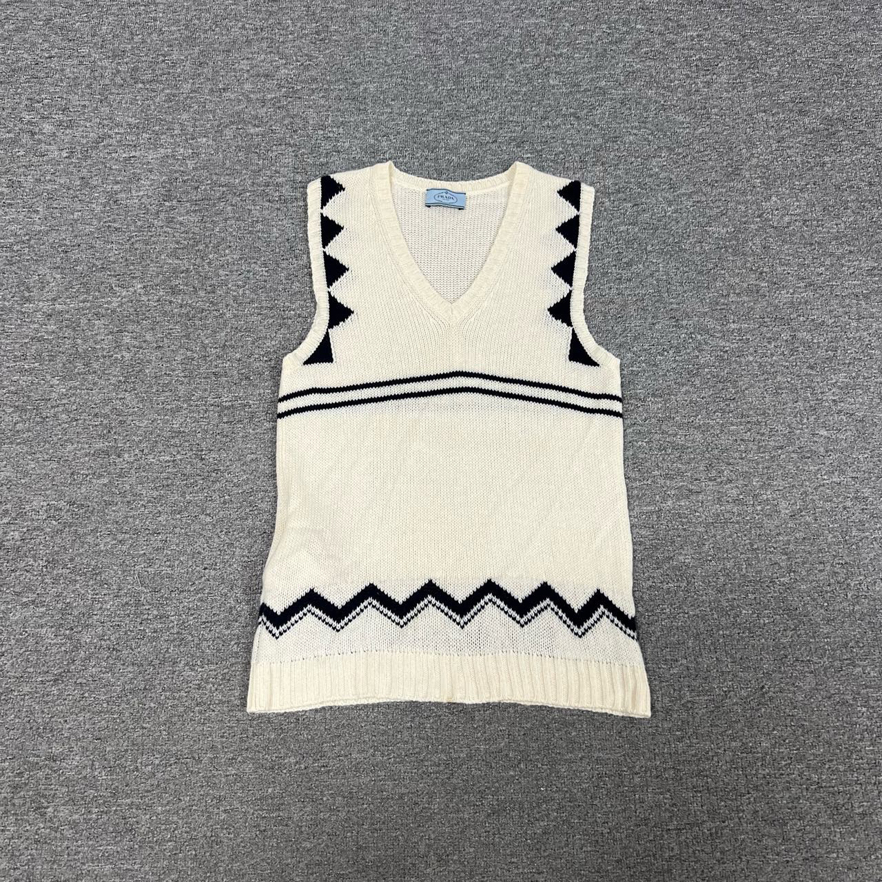 99新 Prada/普拉达 Prada 针织马甲40码