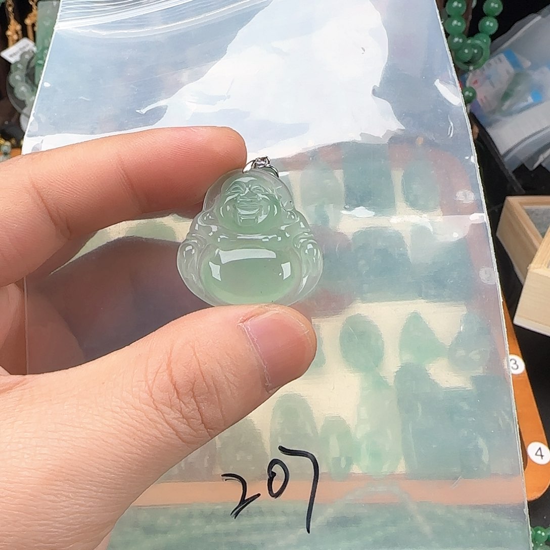 石英质玉颈饰银S925镶嵌
