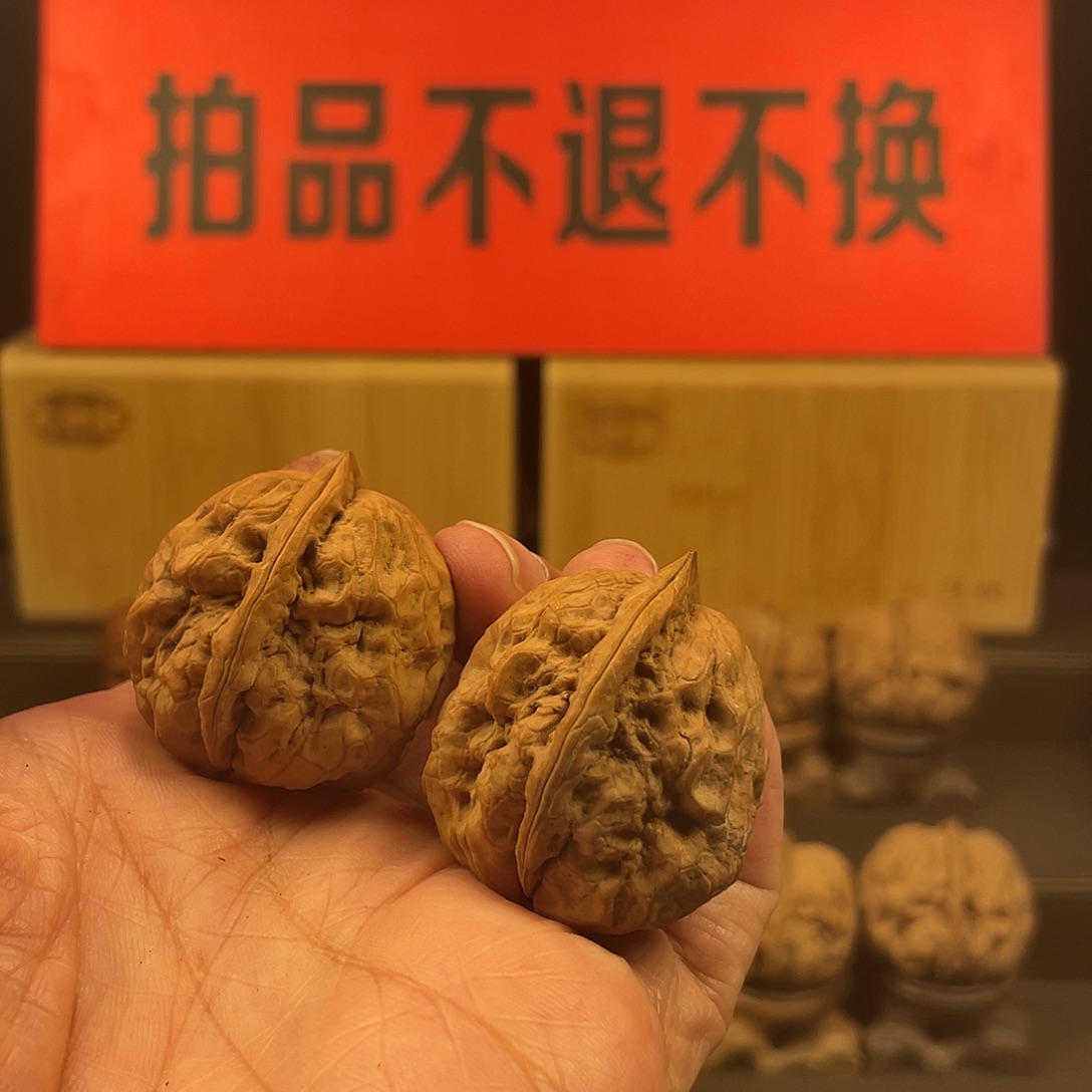 把件文玩核桃龙牙石