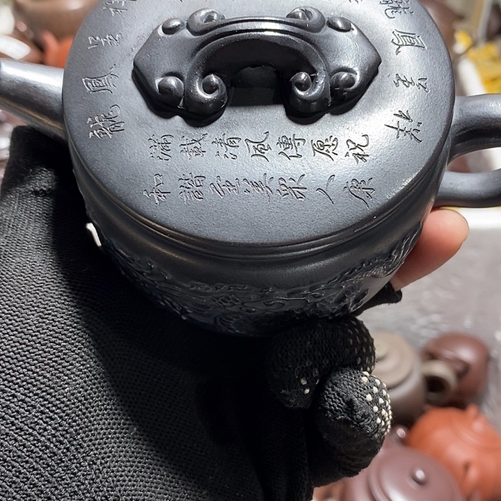 紫砂茶壶微瑕起泡