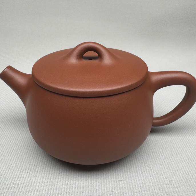 福利，宽口石瓢，泥料：红皮龙，250cc 龚老师亲工早期作品